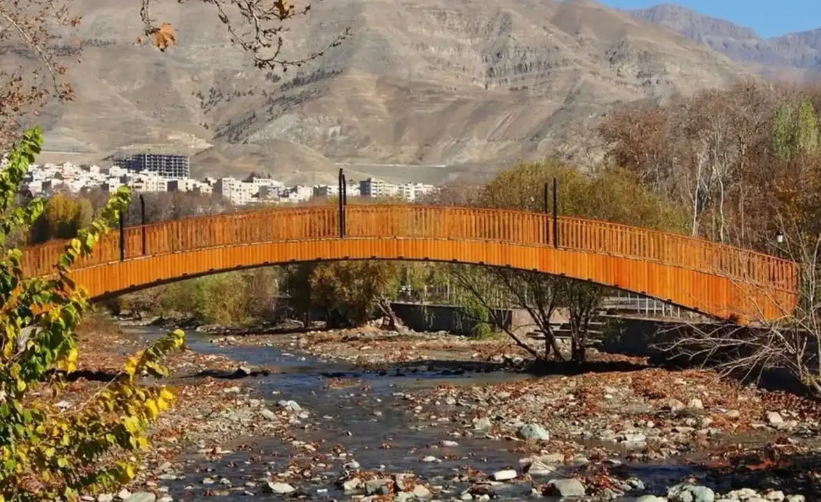 پل پارک رود کرج — طراحی مهندسی و اجرا — آگرین پی